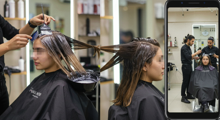 hair coloring services