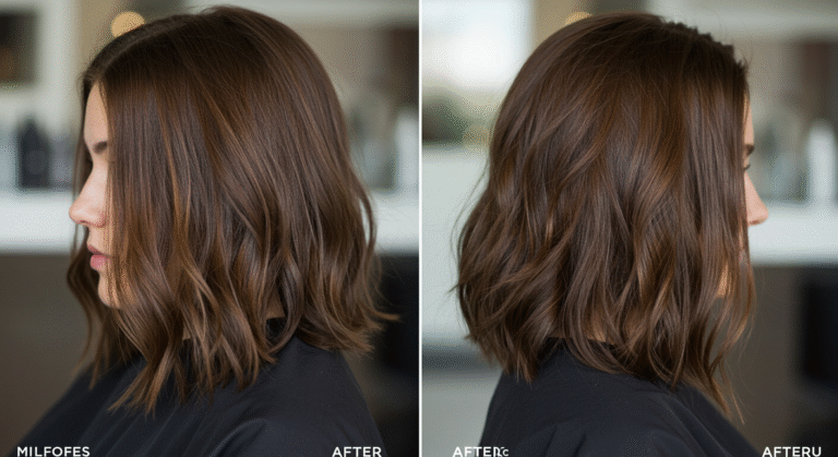 Image of: Tint, Gloss, & Tint + Gloss Combo. Image To Demonsrate Work, realistic looking Work image, captured by a mobile camera. Before After types. Only Girls. Girl face is covered, or only side or back pose. Focus on Hairs, Not on face. Pakistani.